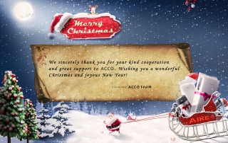 ACCO Wish You a Merry Christmas & Happy New Year