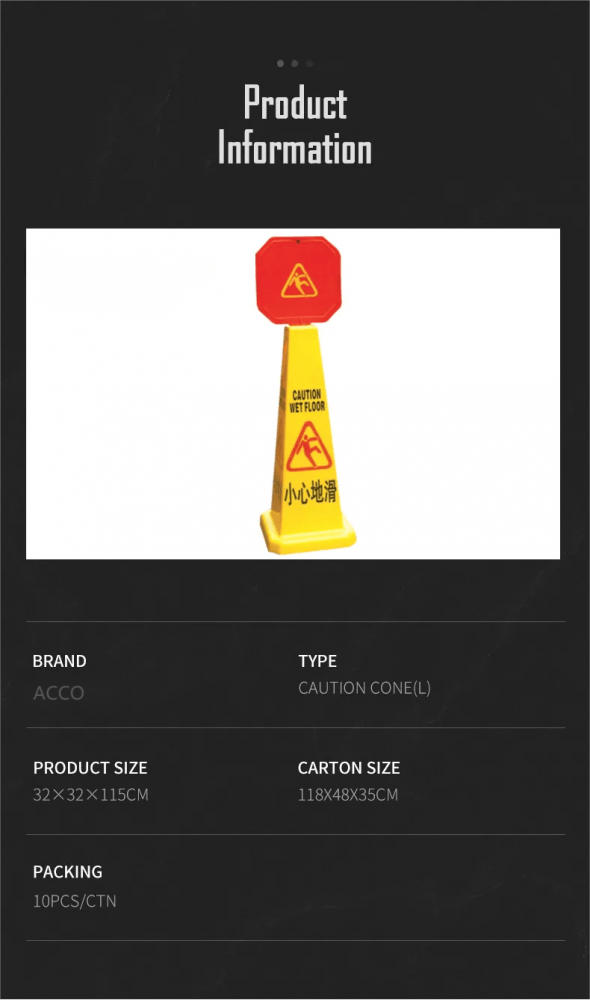 Yellow Folding Traffic road caution Sign board stand Safety notice no parking cones wet foor